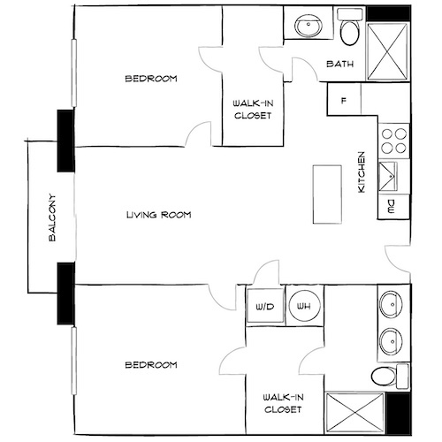 Floorplan - The District at Flagler Village