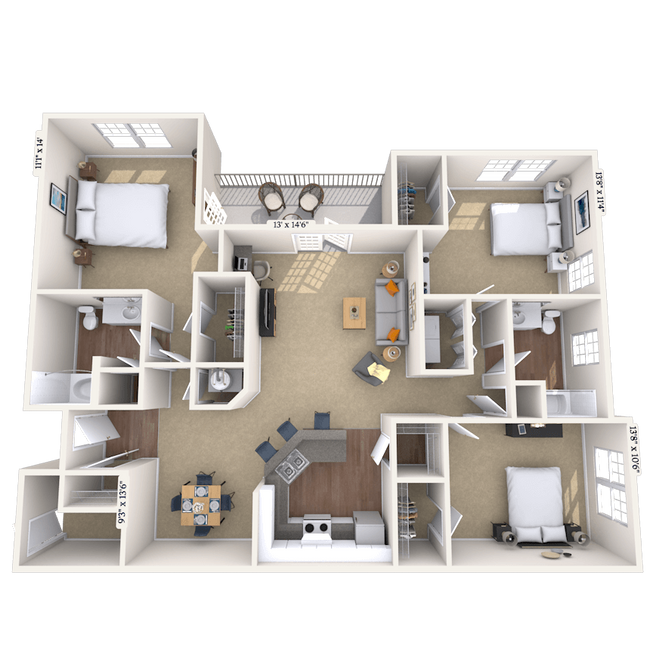 Floorplan - MAA Benton