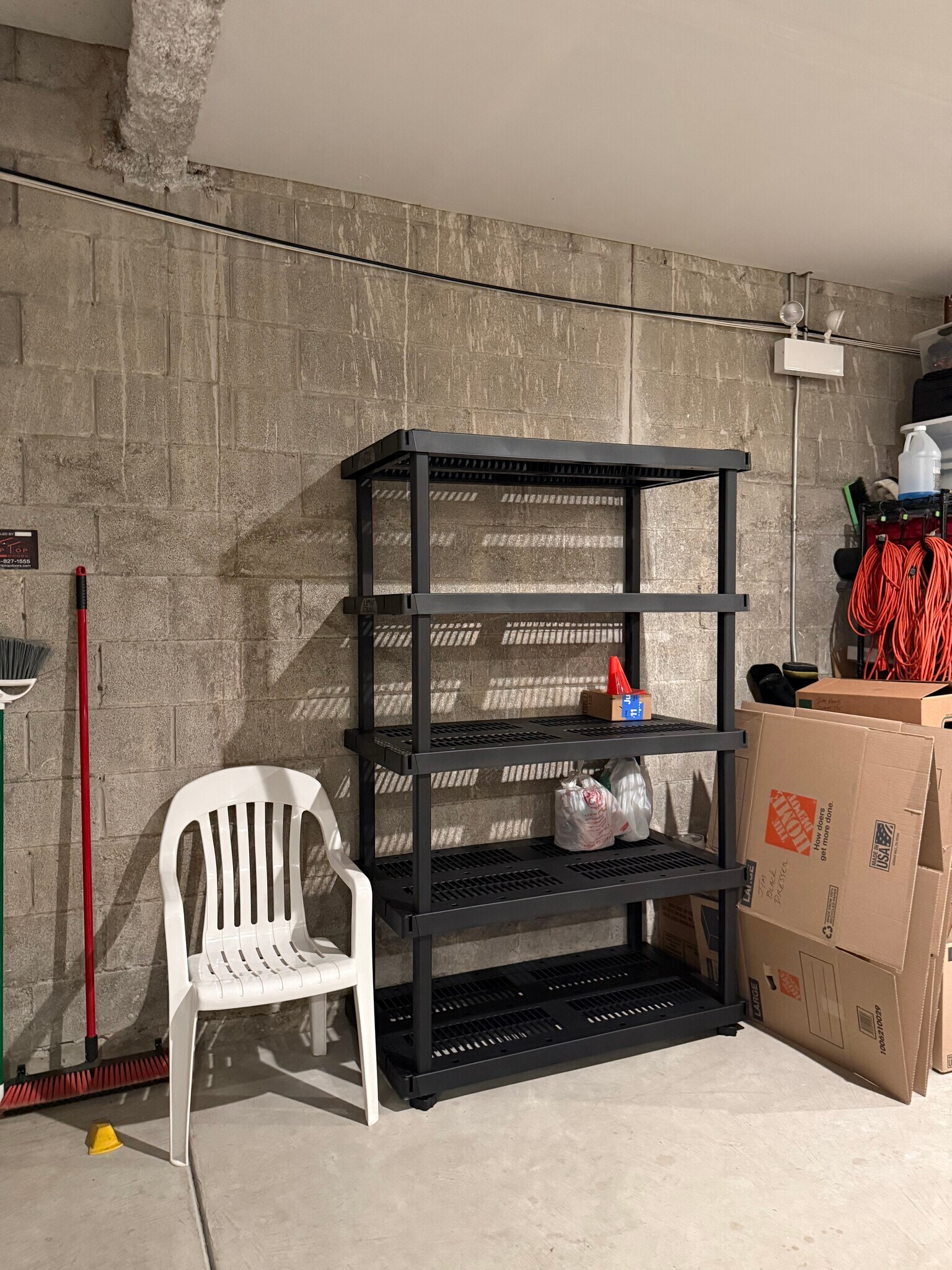 Extra storage space in garage - 2505 W Carmen Ave
