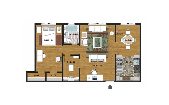 Floorplan - Pleasant Ave Apartments | 3521