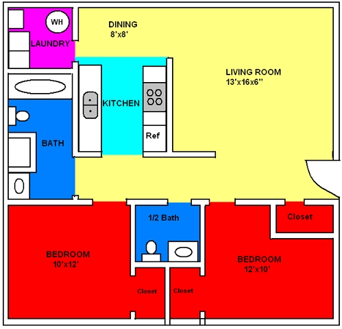 2BR/1.5BA - Heinzsite Apartments