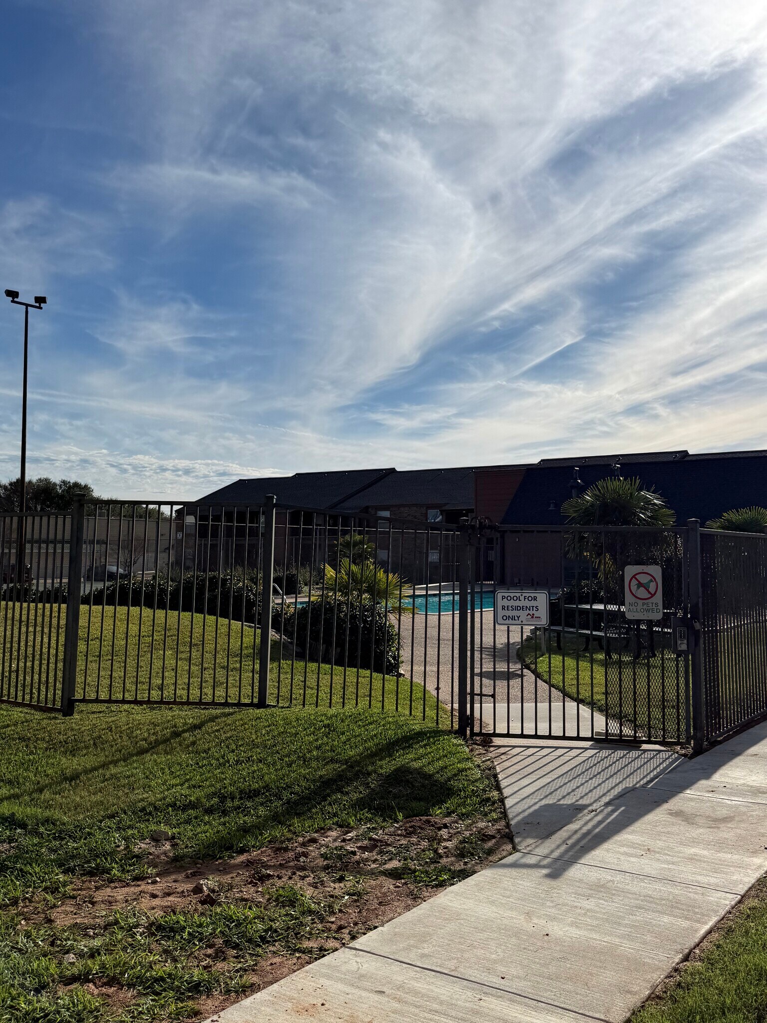 View to Pool Entrance - 904 University Oaks Blvd