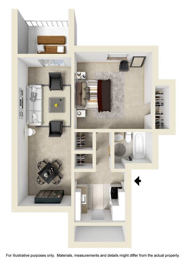Floorplan - The Forest Apartments