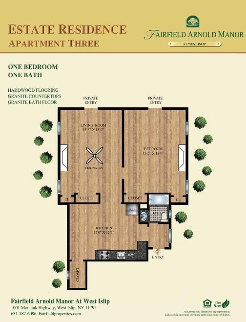 Floorplan - Fairfield Arnold Manor At West Islip