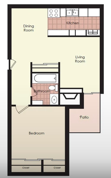 Floorplan - Maverick Oak Lawn Townhomes
