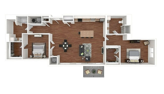 B5 3D Floorplan - Maple and Main