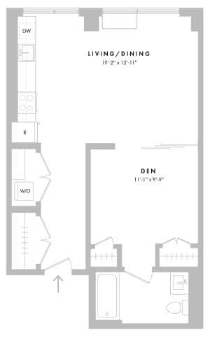 Floorplan - The Hazel Jersey City