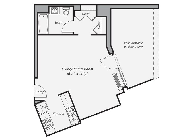 Floorplan - Avalon Riverview South Tower