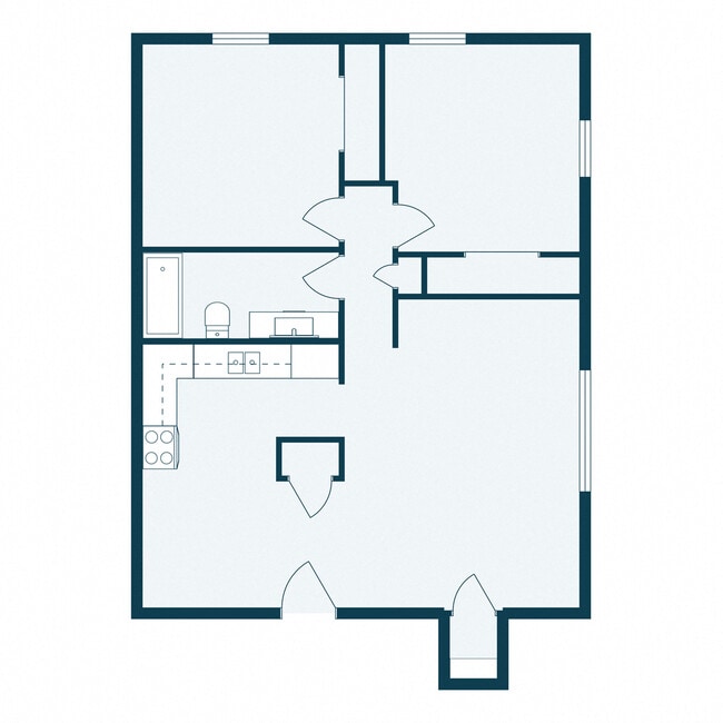 Floorplan - Crown Court 1