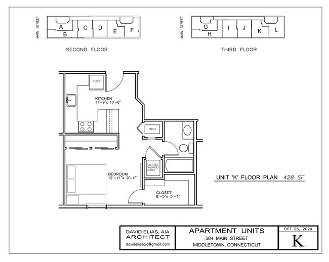Unit K Floor Plan Photo - 584 Main St