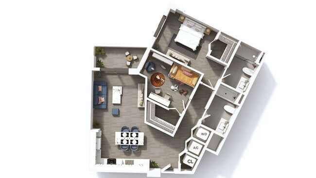 Floorplan - Bay Pointe Apartments