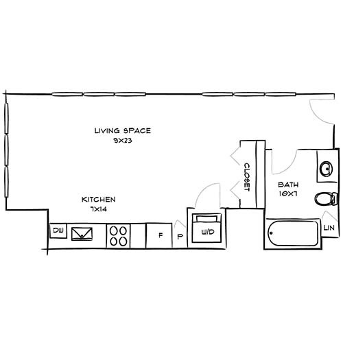 Floorplan - Indigo Apartments