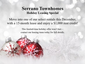 Building Photo - December Move In Special at Serrano - $1,000 Credit w/ a 15 Month Lease!