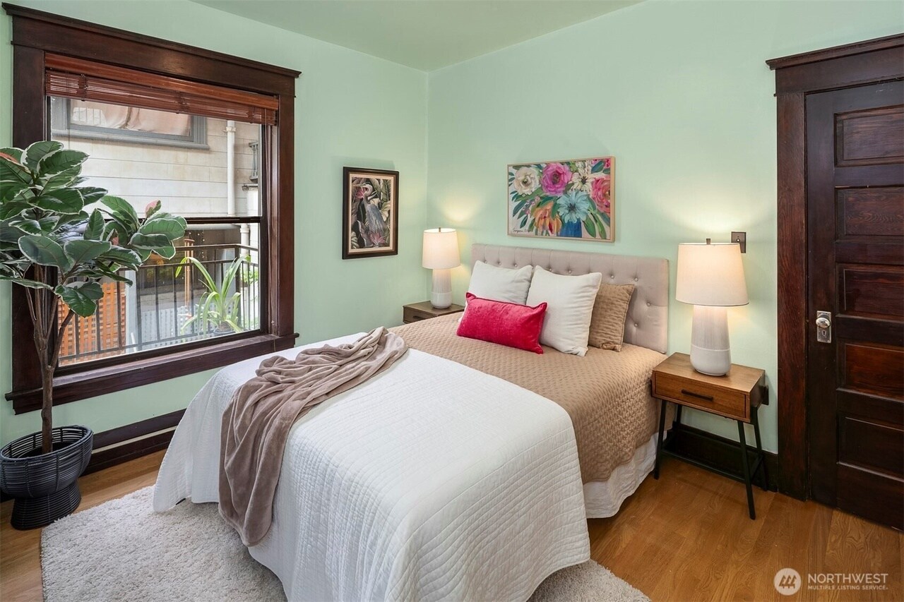 Bedroom and East Window - 416 E Roy St