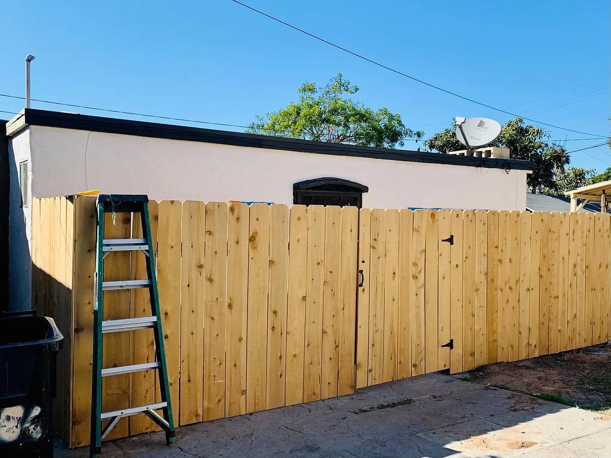 Fully Fenced Exterior - 3486 National Ave