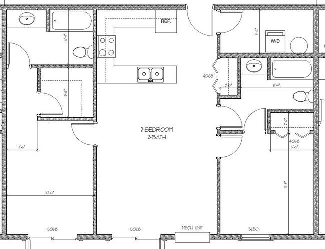 Floorplan - The Overlook Apartments