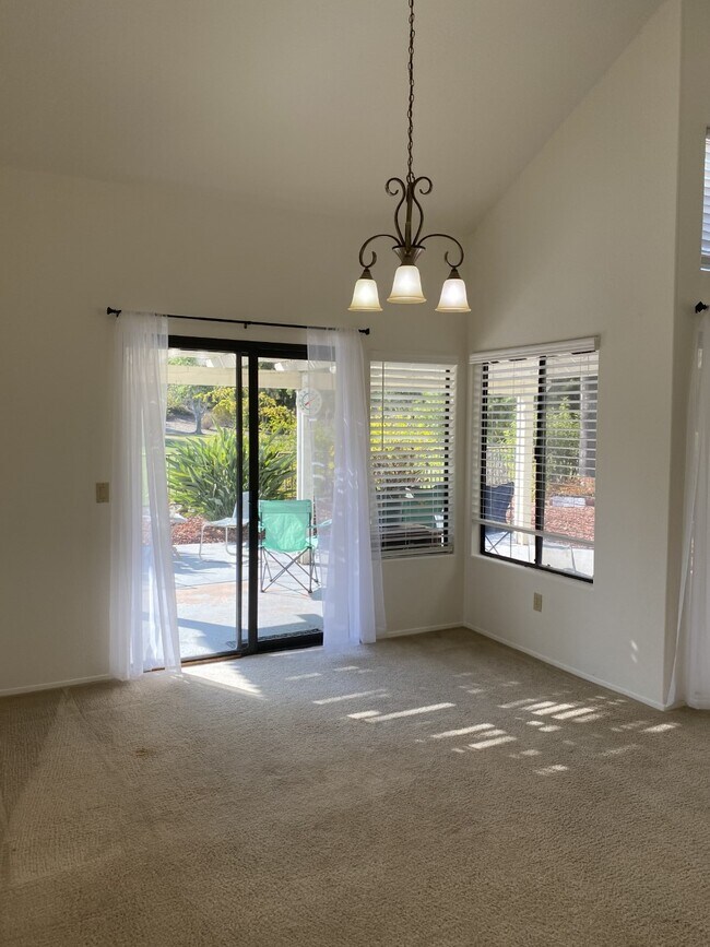 View to back yard from dining area - 15928 Caminito Aire Puro