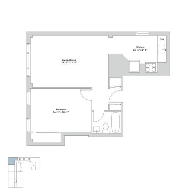 Floorplan - 5550 S Dorchester