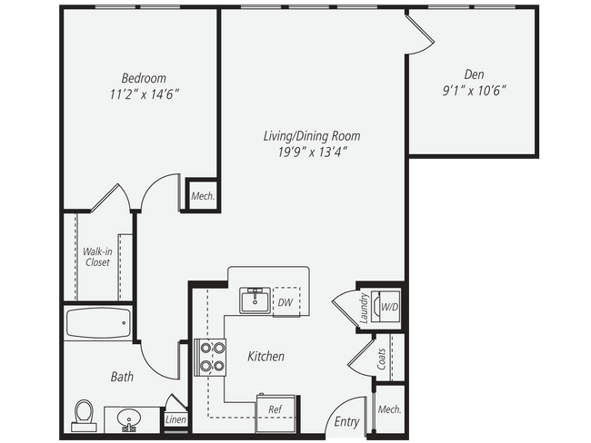 Floorplan - Avalon at Assembly Row