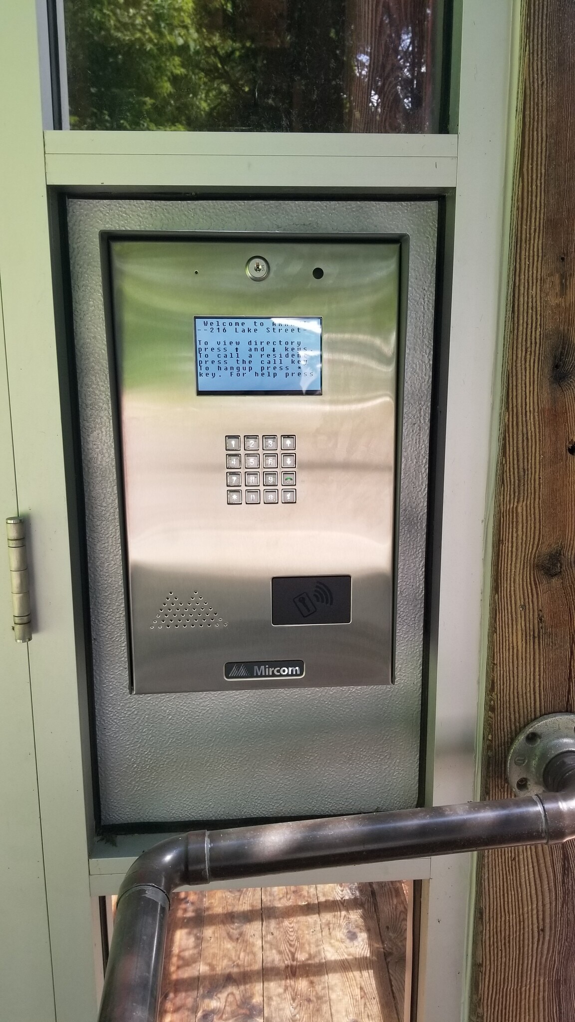 Intercom/Entry Systme - 216 Lake St
