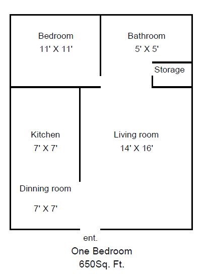 1BR/1BA - Vaca Villa Apts