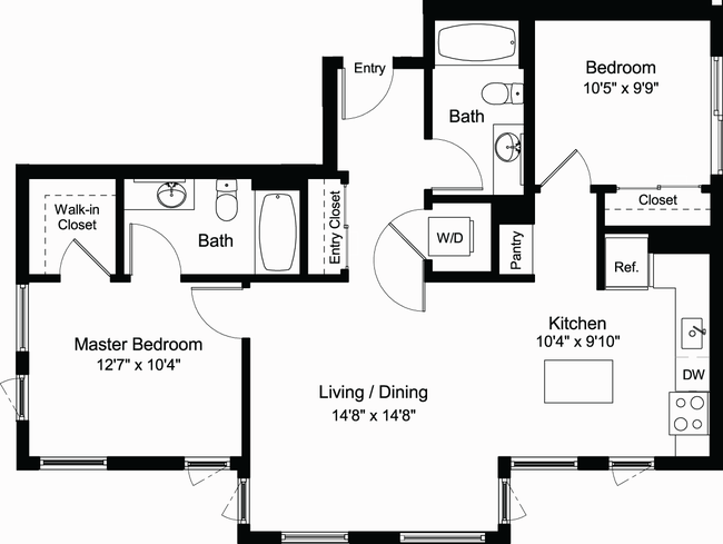 Floorplan - Chloe on Madison