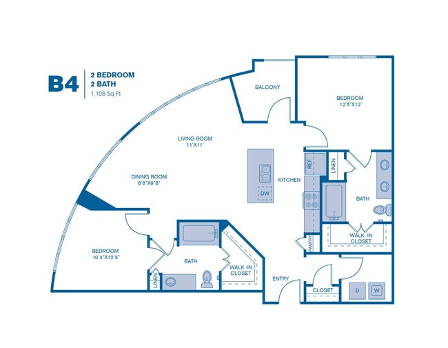 Floorplan - Windsor Addison Apartments