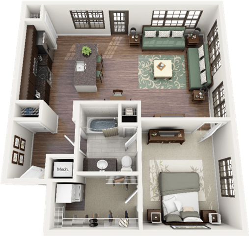 Floorplan - Berkshire Ninth Street