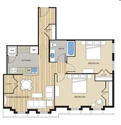 2BR/1BA - Cortland Alexandria