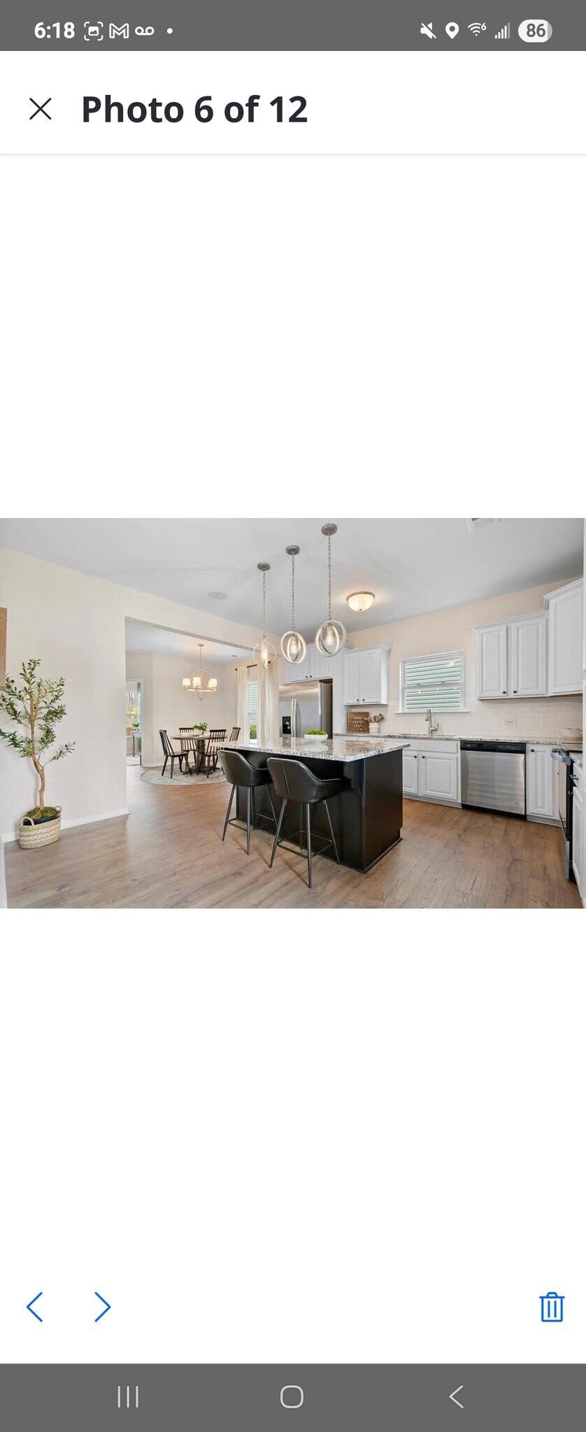 Open concept kirchen/dining/living - 410 Avocet Dr