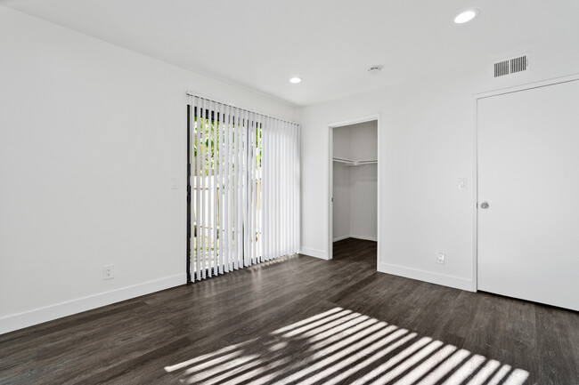 Walk-in closet and separate linen closet for storage - Whitaker Terrace Apartments