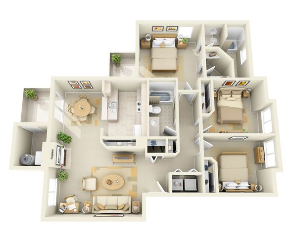 Floorplan - The Park at Mill Plain