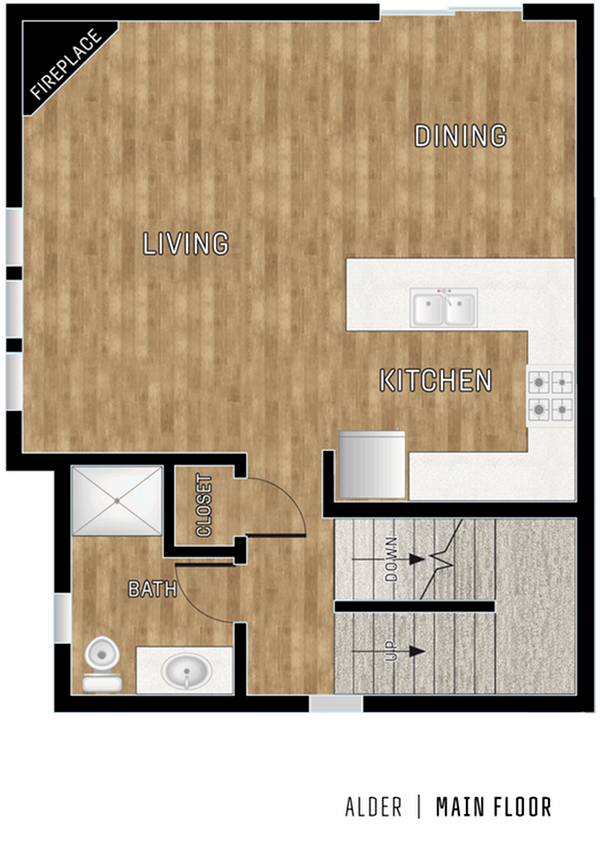 Alder Floorplan - Second Floor - Alpengrove