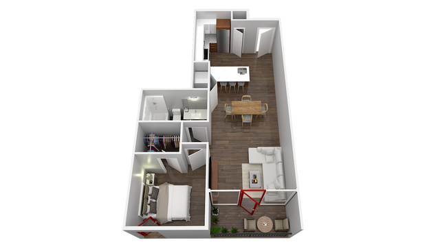 Floorplan - Flow Eastlake Apartments