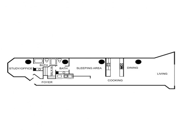 Floorplan - South Side on Lamar
