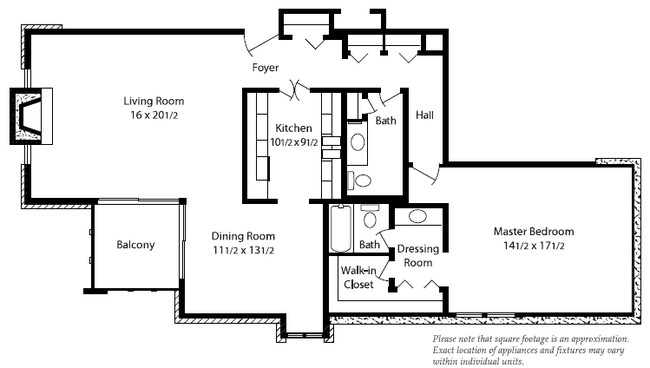 1BR/1.5BA - Park South