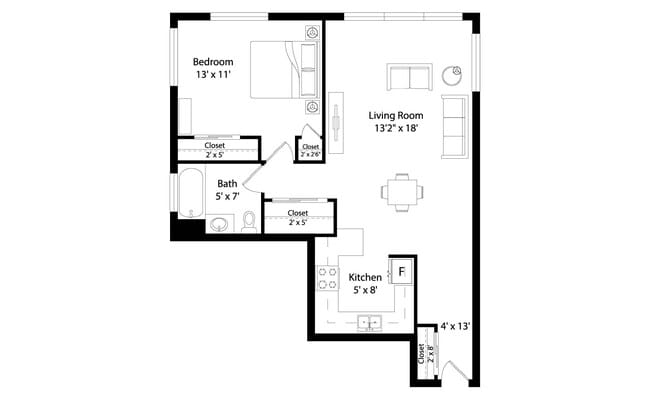 Floorplan - The Venue On Knox Apartments