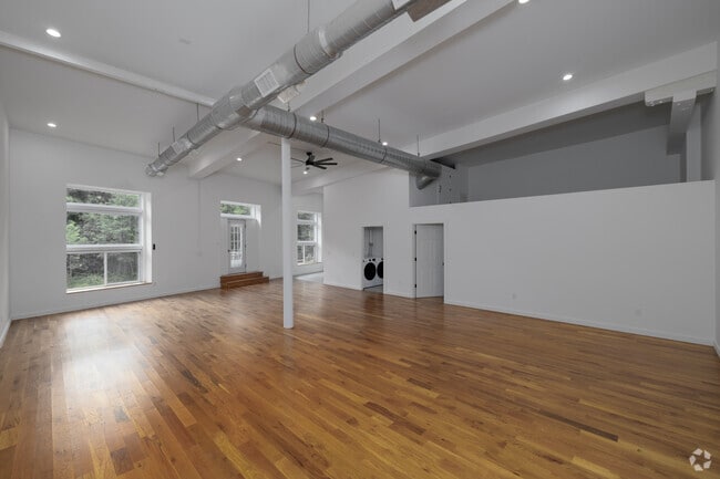 1BR, 1BA - 1,421SF - Living Room - The Lofts at Beacon