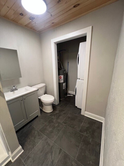 Washer and dryer in bathroom - 186 E Winter St