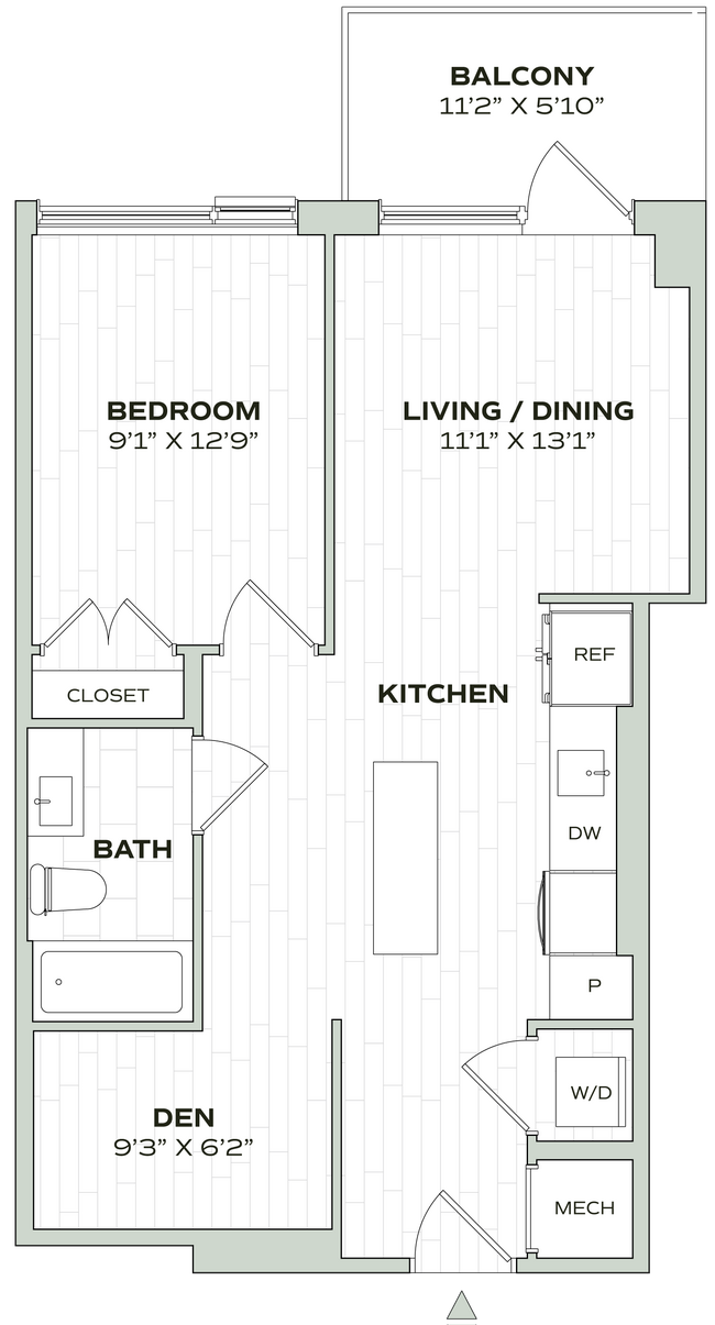 Floorplan - Alula at Bridge District