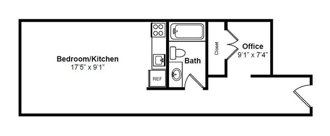 Floorplan - Allen House Apartments