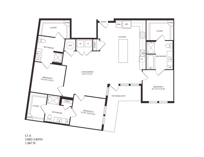 Floorplan - The Boheme