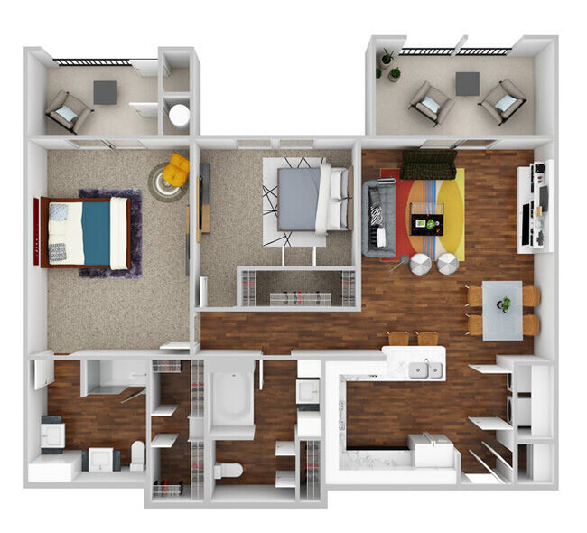 Floorplan - Mariposa at Jason Avenue 55+ Apartment Homes