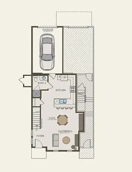 1st floor map - 200 Balsam St