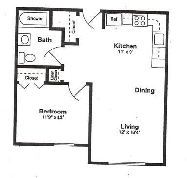 1BR/1BA - Vienna Place Apartments