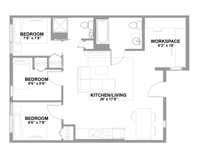 Floorplan - 1919 Market Street