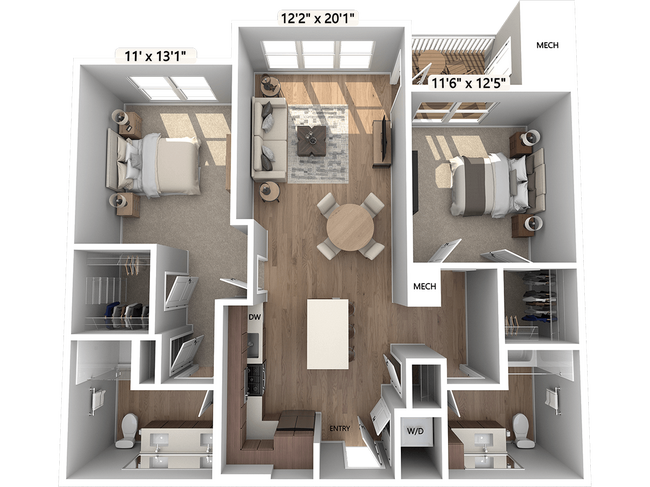 Floorplan - Avalon Princeton Circle