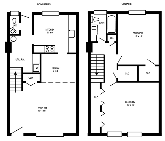 2 Bedroom - Granada Gardens Apartments & Townhomes