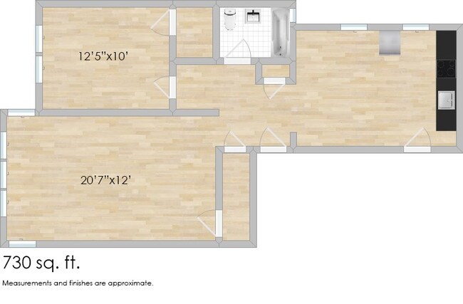 Floorplan - 1348-1352 N. Austin Blvd. and 7-9 Greenfield St.