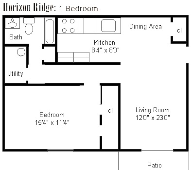 Horizon 1 Bedroom - Horizon Ridge & The Hilltops